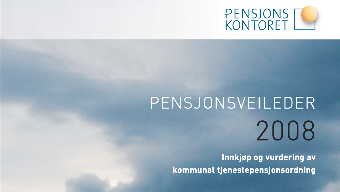 Pensjonsveileder 2008